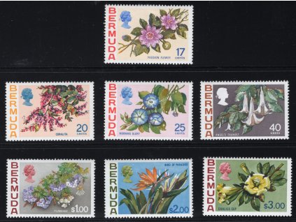 Bermudy 1975, Mi 311-7, xx Květiny