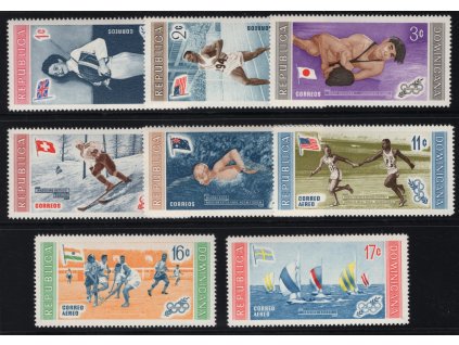 Dominikánská republika 1958, Mi. 660-7, xx Olympijské hry