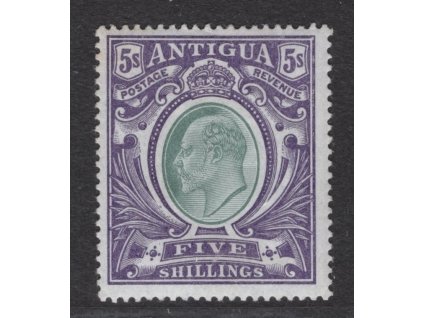 Antigua 1903, Mi. 25, x 5 s, koncovka!