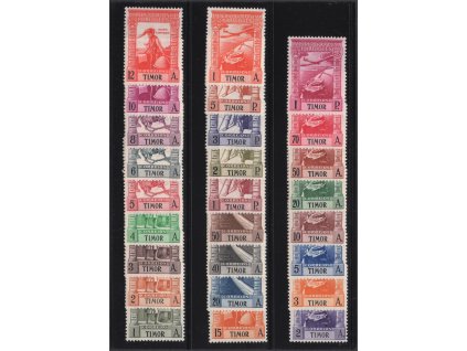Timor 1938, Mi. 231-56, xx Kolonie, svěží!