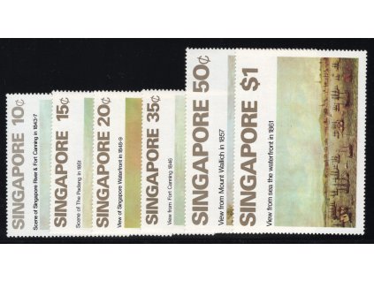 Singapur 1971, Mi. 147-52, xx Umění