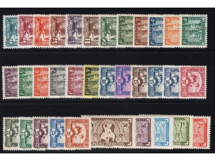 Francouzská Indočína 1931, Mi. 150-83, x výplatní