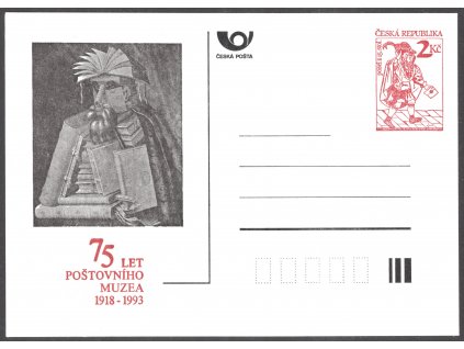 Česká republika Dopisnice 1993, Pof. CDV2/PM2, CN dopisnice s přítiskem 75 let PM