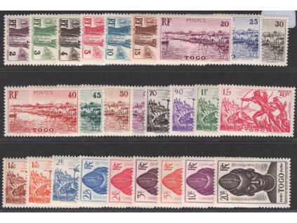 Togo 1941, Mi. 130-55, x výplatní