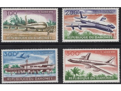 Dahomey 1963, Mi. 222-5, xx Letadla