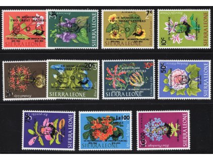 Sierra Leone 1965, Mi. 317-27, xx Květiny