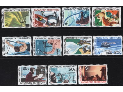 Australské antarktické území 1966, Mi. 8-18, xx výplatní