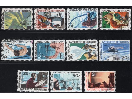 Australské antarktické území 1966, Mi. 8-18, O, dv - sleva!