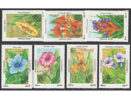 Afghánistán 1985, Mi. 1419-25, xx Květiny