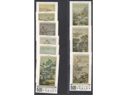 Čína - Taiwan 1970-1, Mi. 797-9 + 804-6 + 833-5, xx Umění