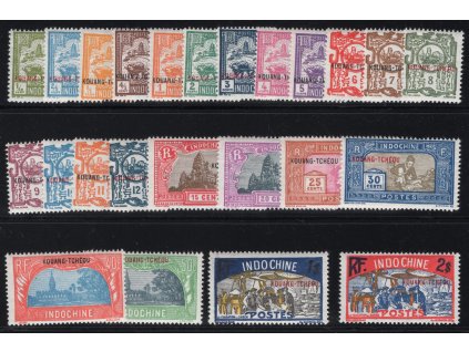 Francouzská pošta v Číně - Kouang-Tchéou 1927, Mi. 105-28, xx přetisk