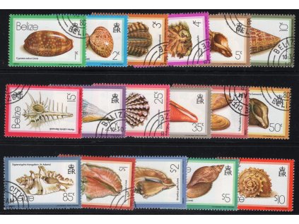 Belize 1980, Mi. 454-70, O Mušle