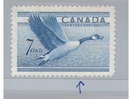 Kanada 1952, Mi. 274, xx 7 c, vynechaný PO