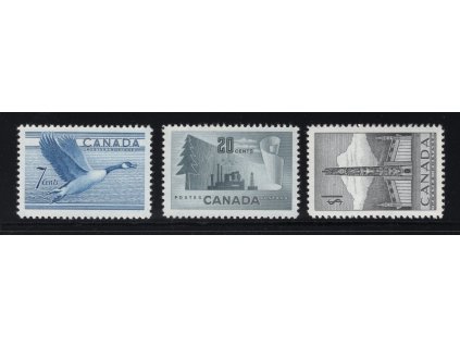 Kanada 1952, Mi. 274-6, xx výplatní
