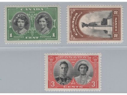 Kanada 1939, Mi. 213-5, x Návštěva