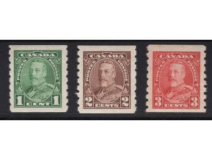 Kanada 1935, Mi. 184-6 D, x svitek
