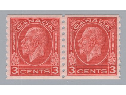 Kanada 1932, Mi. 164 D, xx 3 c Jiří V., 2-páska