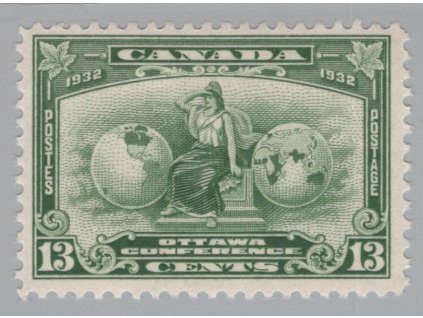 Kanada 1932, Mi. 161, x 13 c Ottawa, koncovka!