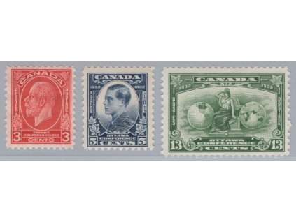 Kanada 1932, Mi. 159-61, x Ottawa