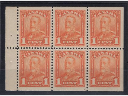 Kanada 1928, Mi. 128 (H-Bl. 12), xx/x 1 c Jiří V.