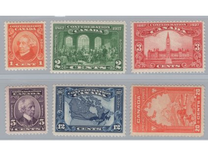 Kanada 1927, Mi. 118-23, x 60 let, sleva!