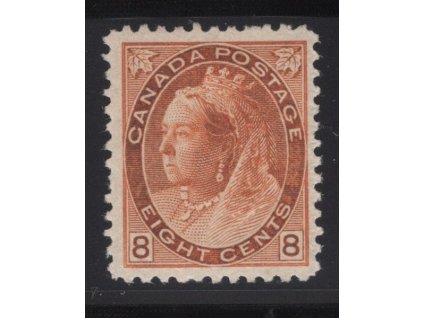 Kanada 1898, Mi. 70, x 8 c Viktorie, vada - sleva!