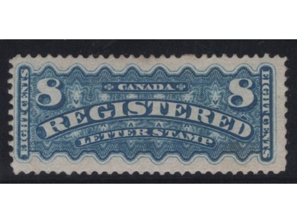 Kanada 1875, Mi. 34, x 8 c Registered