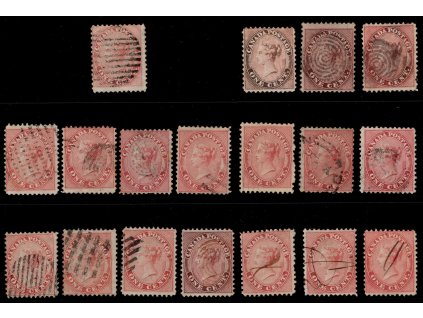 Kanada 1859, Mi. 10, O 1 c (cena za jeden kus)