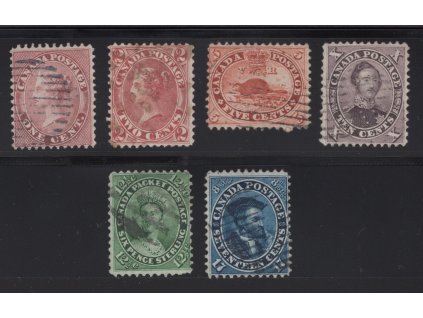 Kanada 1859, Mi. 10-15, O
