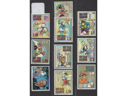 San Marino 1970, Mi. 962-71, xx Disney