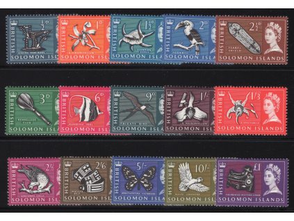 Šalamounovy ostrovy 1965, Mi. 113-27, xx výplatní
