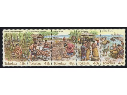 Tokelau 1984, Mi. 96/100, xx Kopra