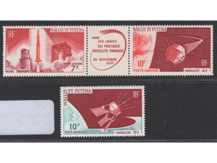 Wallis a Futuna 1966, Mi. 209-11, xx Satelit