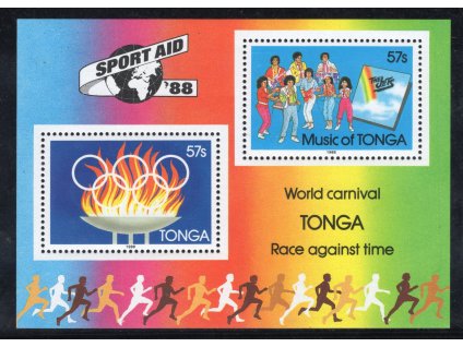 Tonga 1988, Mi. Bl. 12, xx Aršík Hudba