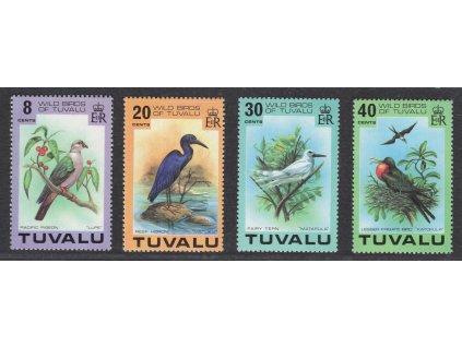 Tuvalu 1978, Mi. 58-61, xx Ptáci