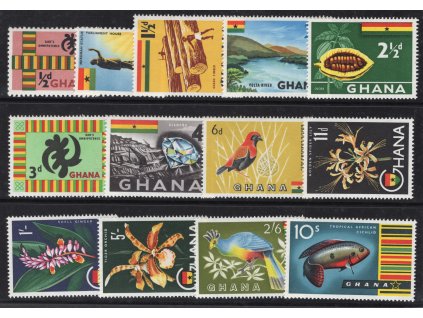 Ghana 1959, Mi. 48-60 (bez leteckých), xx výplatní