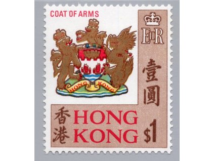 Čína - Hong Kong 1968, Mi. 239 , xx 1 $ Erb