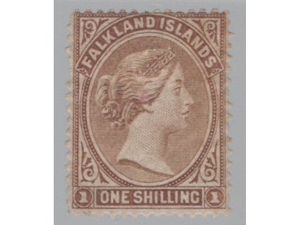 Falklandy 1878, Mi. 4, x 1 s, kzy, vady - sleva!