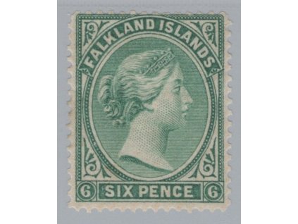 Falklandy 1878, Mi. 3, x 6 d