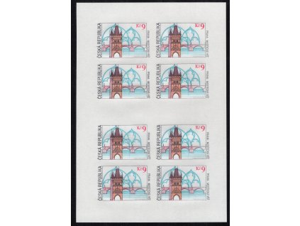 ČR 2000, Pof. PL 261, xx Mostecká věž - nezoubkovaný, první nám známý kus - možná unikát