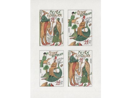 ČR 1994, Pof. A38/9, xx aršík Marco Polo - nezoubkovaný!