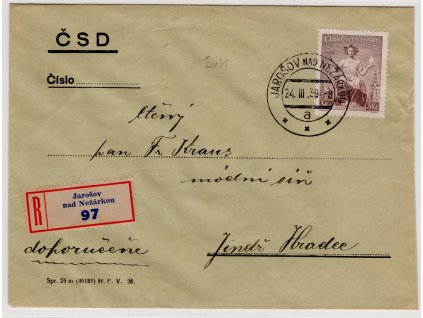 BuM 1939, ⌧︎ O 24. 3. 1939