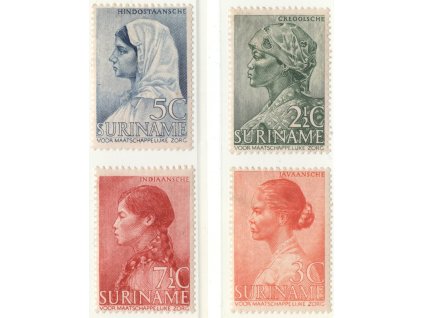 Surinam 1940, Mi. 210-3, x, dvl - sleva!