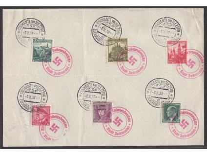 Sudety - Cukmantl ve Slezsku 1938, △ O 6.10.1938