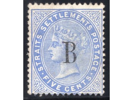 Britská pošta v Bangkoku 1884, Mi. 20, (x) 5 c