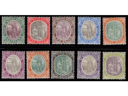 Svatý Kryštof a Nevis 1903, Mi. 1-10, x