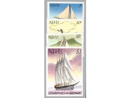 Nevis 1980, Mi. 39-42, xx Lodě