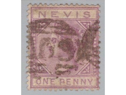 Nevis 1882, Mi. 15, O 1 d