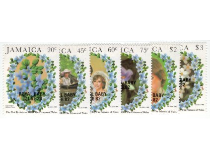 Jamajka 1982, Mi. 543-8, xx přetisk