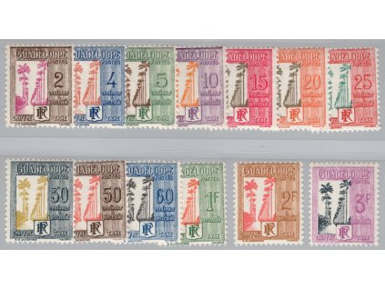 Guadeloupe Doplatní 1928, Mi. P25-37, xx